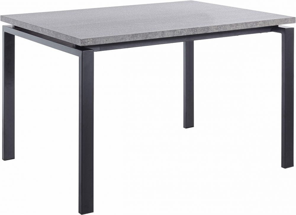 Danish Style Jedálenský stôl Saja, 120 cm, sivá